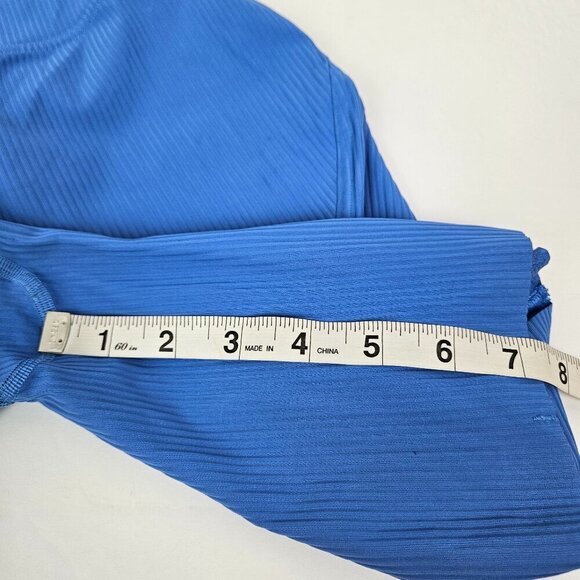 Lululemon Base Pace High-Rise Short 8" Ribbed Nulux Blue Nile 4 - Picture 10 of 10
